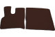 Lämplig för DAF*: XF106 (2013-...) HollandLine, automatisk golvmattesats - brun, läderimitation