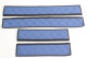 Passend für MAN*: TGX (2009-...) HollandLine Einstiegsgriff-Verkleidung (4Stk), Kunstleder blau