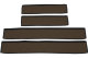 Lämplig för MAN*: TGX (2009-...) HollandLine instegspanel (4 st), läderimitation brun