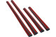 Passend für MAN*: TGX (2009-...) HollandLine Einstiegsgriff-Verkleidung (4Stk), Kunstleder rot