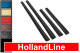 Lämplig för Scania*: R2 & R3 Streamline (2009-2017) HollandLine entréhandtag panel, konstläder