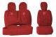 Lämplig för Mercedes*: Sprinter (2006-...) HollandLine sittklädsel - 3 säten - röd