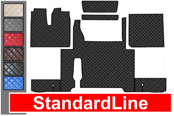 Passar för MAN*: TGX EURO6 (2018-2020) Standard Line, komplett uppsättning, läderimitation