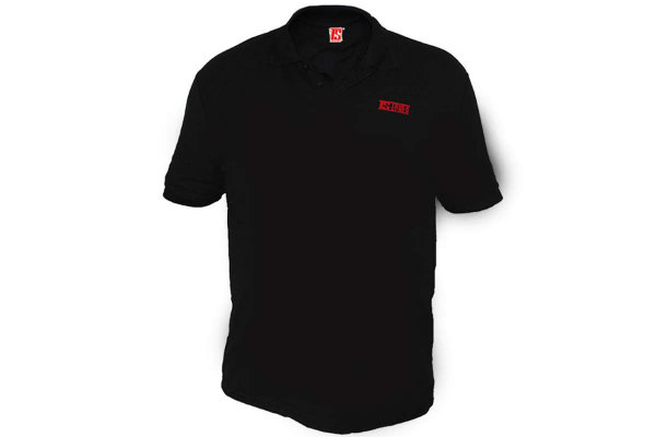 Truckstyler Polo-Shirt, Schwarz mit TS - Logo, Größe S