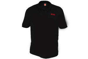 Truckstyler Polo-Shirt, Schwarz mit TS - Logo, Gr&ouml;&szlig;e S