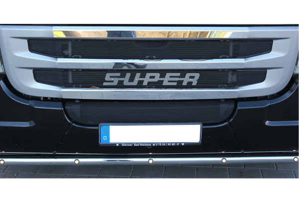 Lämplig för Scania*: Lastbil bokstäver rostfritt stål super krom högblank polerad stor (48 x 6,5 cm)
