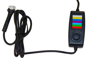Luce interna 24 V Truck LED RGB, design a croce, 16*25 cm