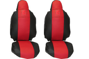 Fits for Scania*: R3 Streamline (2014 -2016) HollandLine Seat Covers, both seat recaro - red