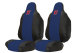 Fits for Scania*: S (2016-...) HollandLine Seat Covers, both seats RECARO - blue