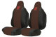 Fits for Scania*: S (2016-...) HollandLine Seat Covers, both seats RECARO - brown