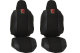 Fits for Scania*: S (2016-...) HollandLine Seat Covers, both seats RECARO - black