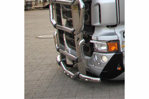 Adatto per Scania*: R2/R3 (2009-2016) Bull bar in acciaio inox &quot;MEGA&quot; - senza LED
