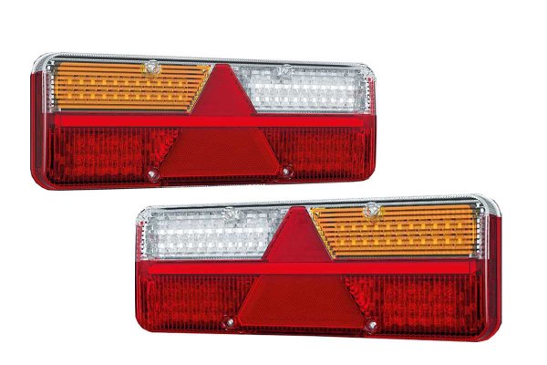 LED rear light - KINGPOINT - 6 or 7 functions - 2 rear housing variations (cable or AMP plug)