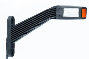 LED clearance light - 3-function-LED-light - with flexible rubber arm - right side mounting