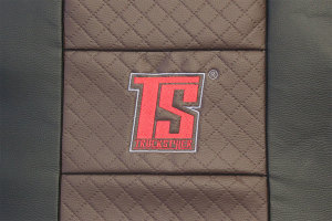 Suitable for Iveco*: Stralis III-HiWay HollandLine seat covers leatherette - brown