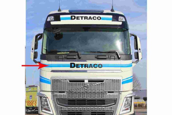 Geschikt voor Volvo*: FH4 & FH5 gesloten voorpaneel, neutraal voorpaneel, strakke look