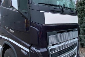 Fits Volvo*: H4 &amp; FH5 closed front panel, neutral front cover, clean appearance