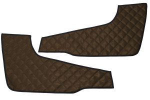 suitable for Volvo*: FH4 I FH5 (2013 - ...) Standard Line door panels quilted brown