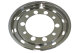 22.5 inch stainless steel hubcap for wide tires - aperture depth 40mm