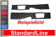 Lämplig för Volvo*: FH4 I FH5 (2013-...) Standard Line sätesbottenpanel, läderimitation