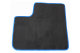 Adatto per Mercedes*: Atego (2005-...) - Set di tappetini in velluto con tunnel motore - colore dei bordi blu