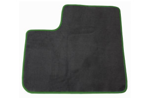 Adatto per Mercedes*: Atego (2005-...) - Set di tappetini in velluto con tunnel motore - Colore dei bordi verde