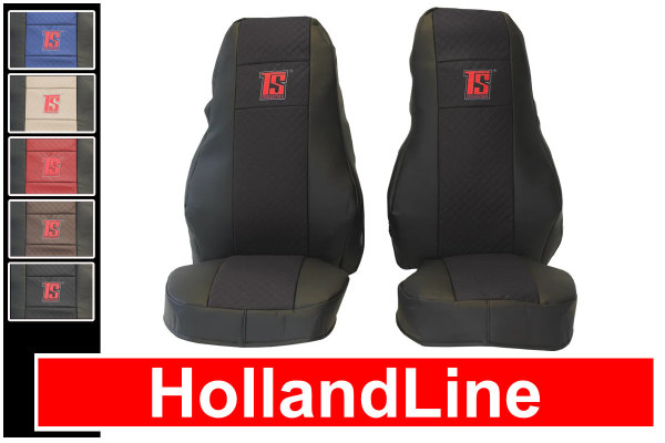Suitable for Volvo *: FH3 / FH4 / FH5 - HollandLine seat covers leatherette