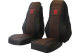 Lämplig för Volvo*: FH3 (2008-2013) - HollandLine läderimitation I sätesklädsel brun 1 säkerhetsbälte integrerat i sätet