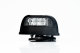 LED-körskyltslampa 12-24V klarglas, svart QS 150