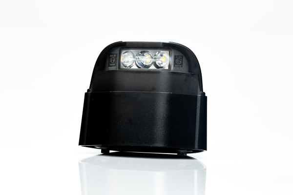 LED kentekenplaatverlichting 12-24V complete behuizing, zwart