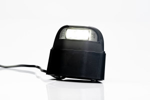 LED Kennzeichenbeleuchtung 12-24V komplettes Geh&auml;use, schwarz