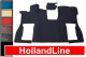Lämplig för Scania*: S (2016-...) HollandLine komplett set motortunnel & golvmattor - automat, BF stor och liten konsol, läderimitation