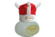 Wikinger Mütze - für Ihren Poppy Lufterfrischer und Rubber Duck, Ente Dänemark I Farbe rot - weiß