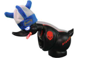 Viking cap - for your Poppy air freshener&acute;and Rubber Duck Finland I color white - blue