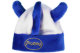Wikinger Mütze - für Ihren Poppy Lufterfrischer und Rubber Duck, Ente Finnland I Farbe weiß - blau