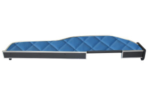 Geschikt voor DAF*: XF 106 EURO6 (2013-....) - XXL tafel met lade - HollandLine kunstleer - blauw