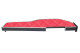 Lämplig för DAF*: XF 106 EURO6 (2013-....) - XXL-bord med låda - HollandLine konstläder - röd