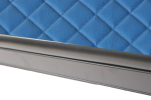 Suitable for Volvo*: FH4 (2013-2020) - XXL table with 2 drawers - HollandLine imitation leather - blue