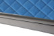 Adatto per Volvo*: FH4 (2013-2020) - Tavolo XXL con 2 cassetti - similpelle HollandLine - blu
