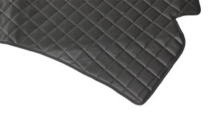 Suitable for Renault*: T-Series (2013-...) Automatic - HollandLine imitation leather - floor mats and engine tunnels - passenger seat foldable - flat bottom - black