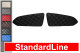 Suitable for Mercedes*: Actros MP4 (2011-...) - Door panel StandardLine, imitation leather