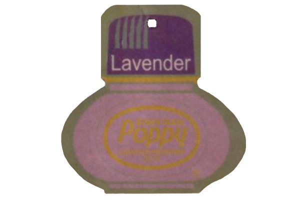 Original Poppy Luchtverfrisser - papieren luchtverfrisser - om op te hangen - Lavendel