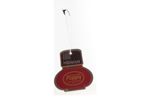 Original Poppy Air Freshener - Papier-Lufterfrischer - zum Aufh&auml;ngen - Hibiscus
