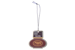 Original Poppy Luchtverfrisser - papieren luchtverfrisser - om op te hangen - Vanille