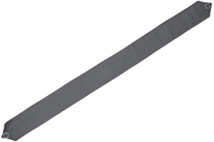 Wildlederoptik Lkw Gardinen R&uuml;ckhalteband mit Ringen 7cm (Standard) grau gr&uuml;n