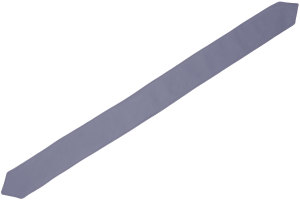 Wildlederoptik Lkw Gardinen R&uuml;ckhalteband mit Ringen 7cm (Standard) grau grau