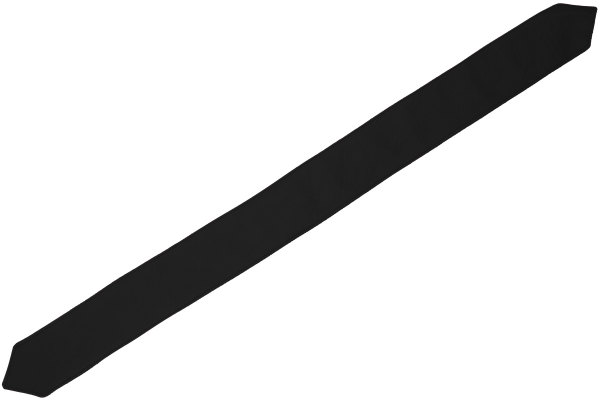 Vastzetlint voor raamgordijnen in suède-look 7cm breedte (standaard) zwart* grizzly