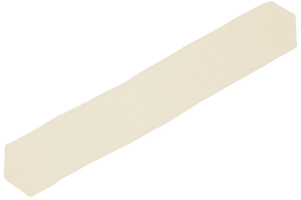 Wildlederoptik Lkw Rückhalteband für Scheibengardinen 14cm (Extra breit) beige* grau