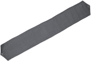 Wildlederoptik Lkw R&uuml;ckhalteband f&uuml;r Scheibengardinen 14cm (Extra breit) beige* grau