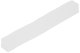 suede look truck curtains restraint strap with rings 14cm (Extra wide) white grizzly